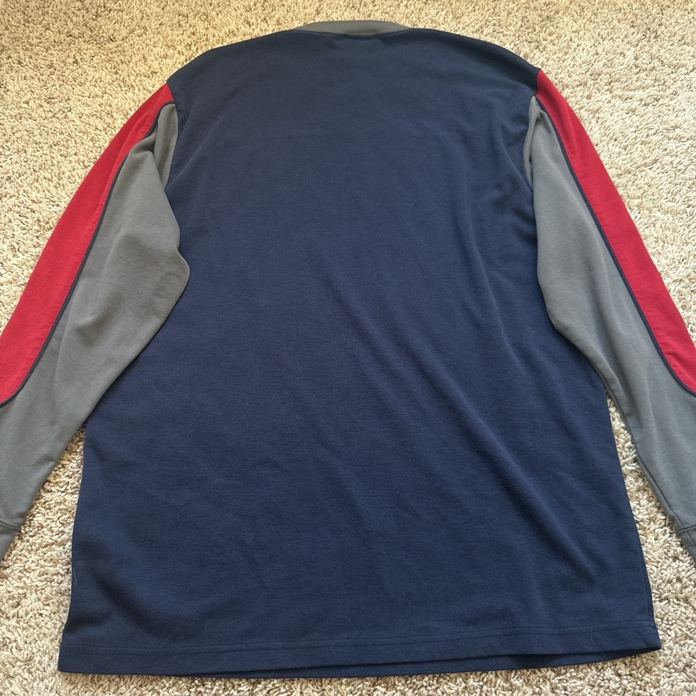Rare deadstock Vintage Y2K No Boundaries Colorblock Long Sleeve Tee - size XL - Picture 4 of 6